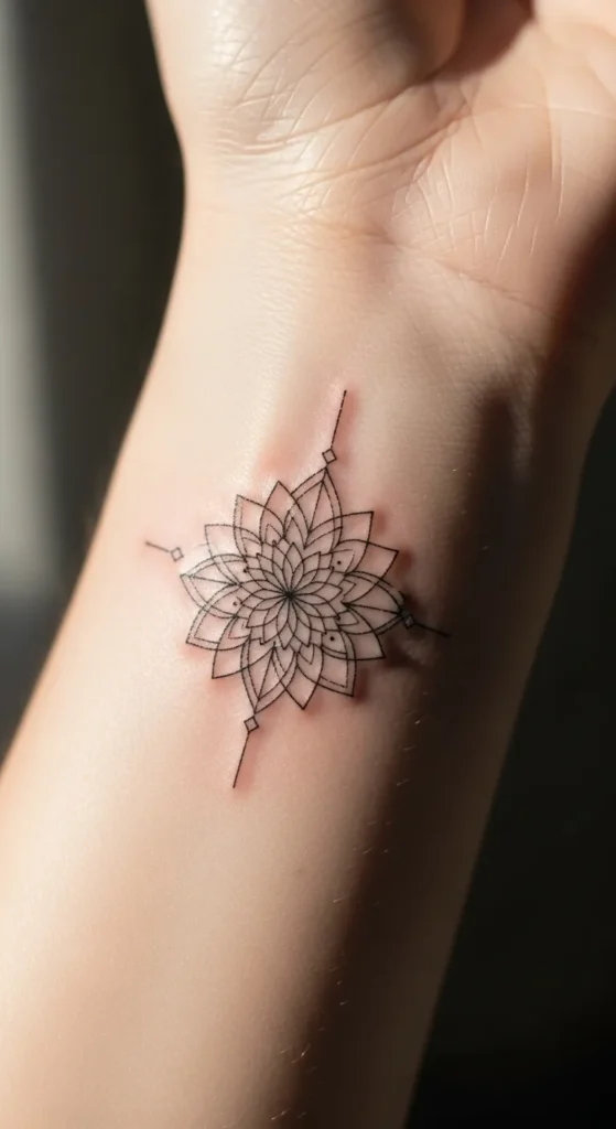 Minimal Line Mandala