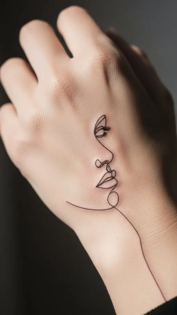 Minimal Portrait Outline