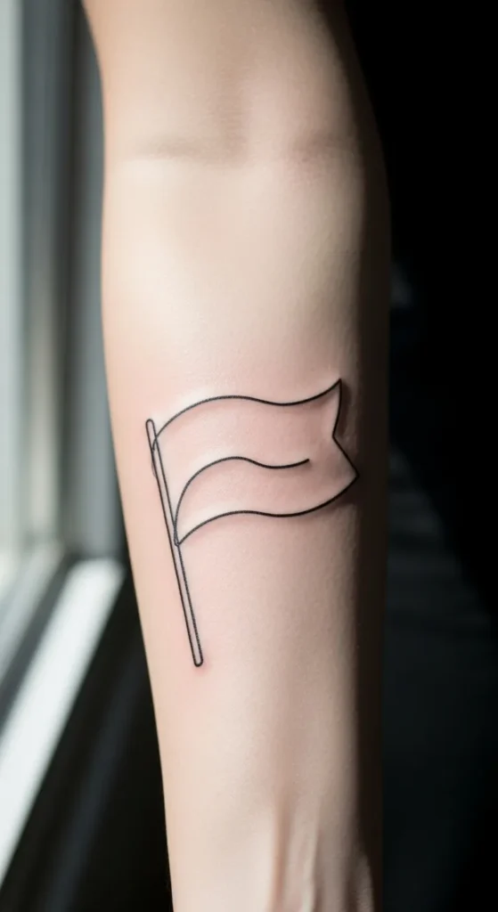 Minimal Single-Line Flag