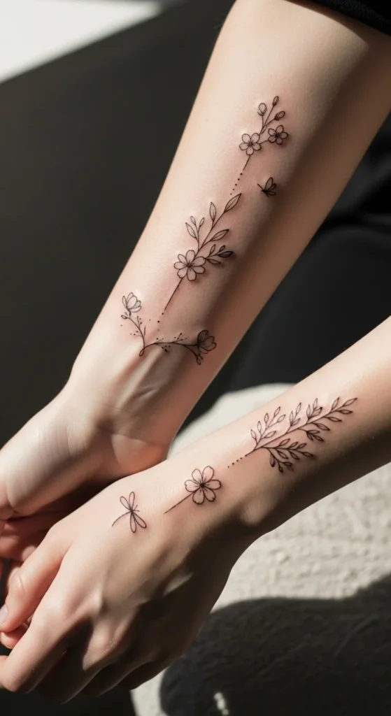 Minimal Spring Tattoos