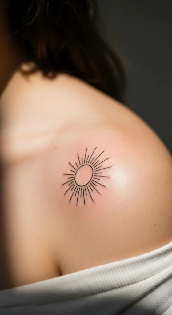 Minimal Sun Outline