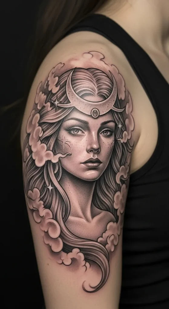 Moon Goddess Portrait