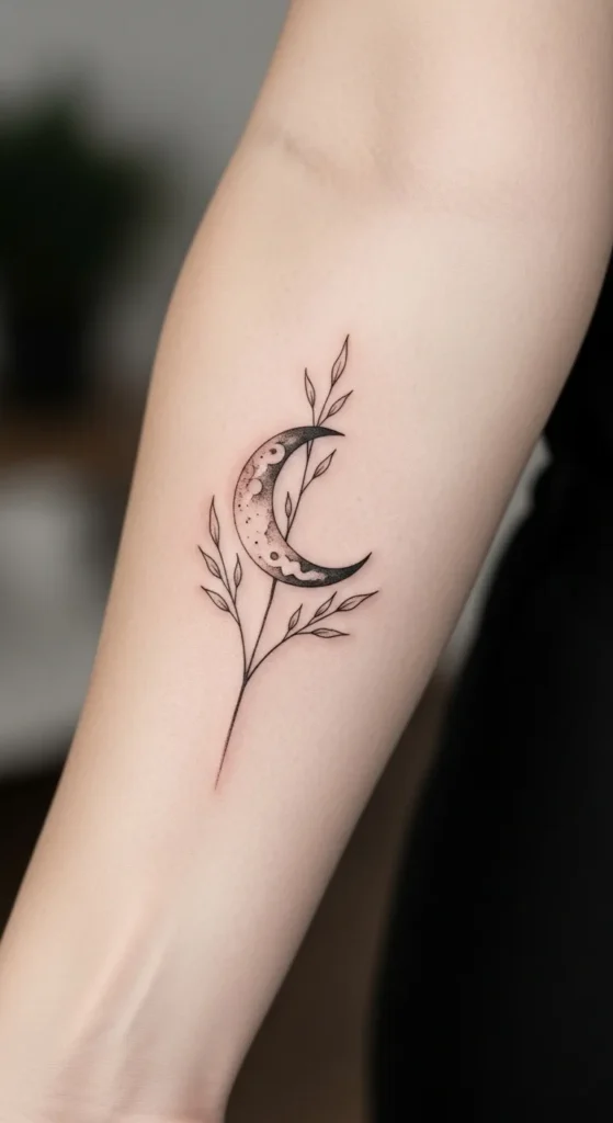 Moon Resting on a Branch