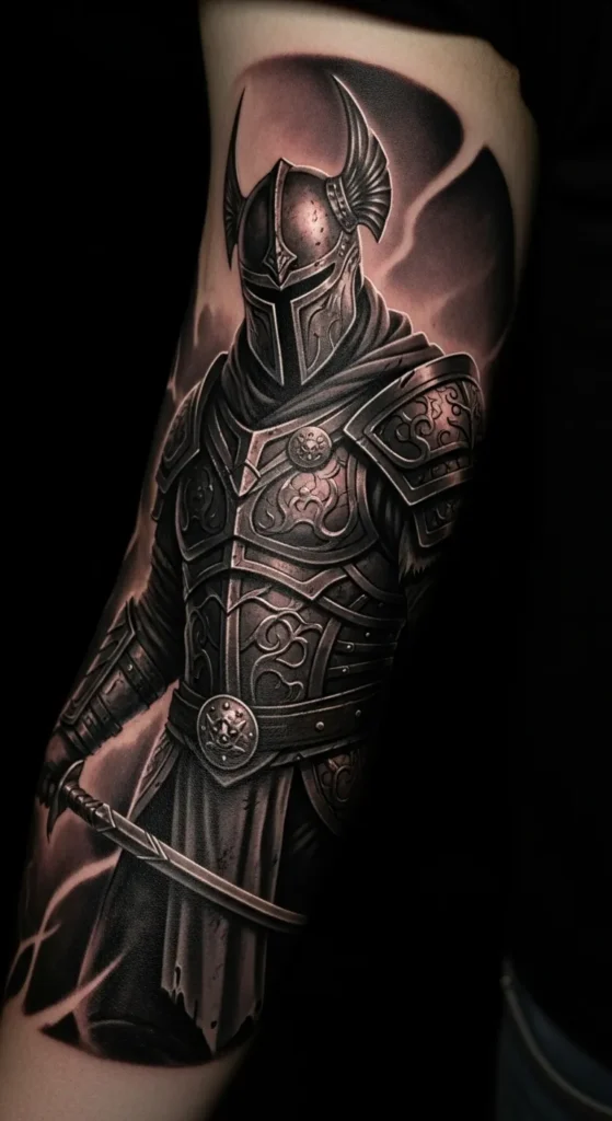  Mythical Warrior Tattoo