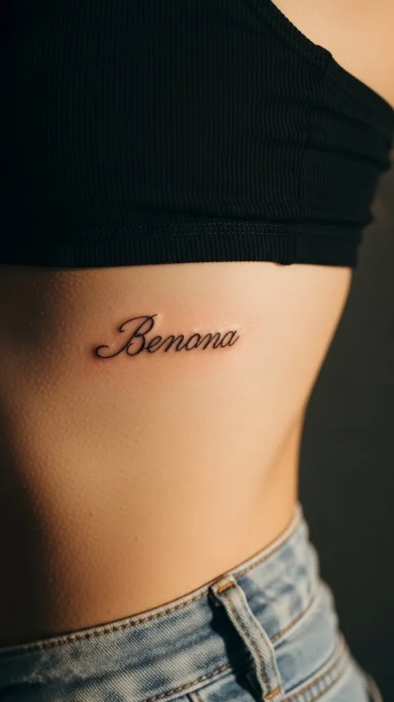 Name Along the Ribcage
