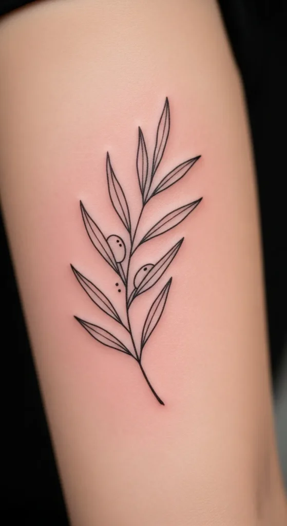 Olive Branch Linework