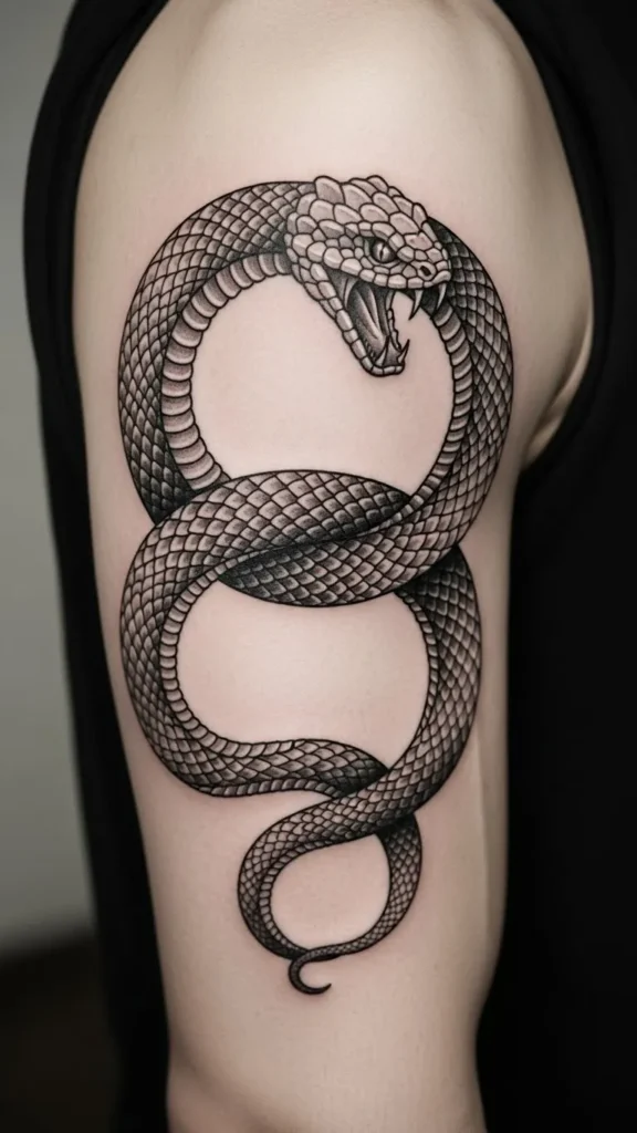 Ouroboros Circle Serpent