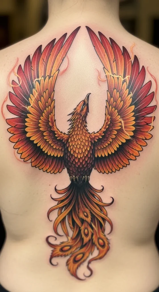 Phoenix Rising from Ashes