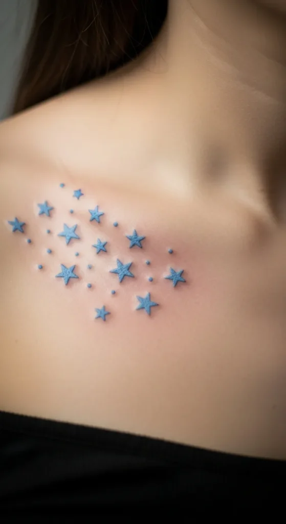 Powder Blue Star Cluster