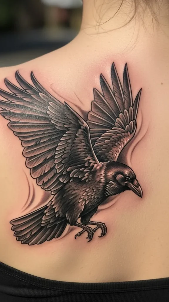 Raven Shoulder Blade Design