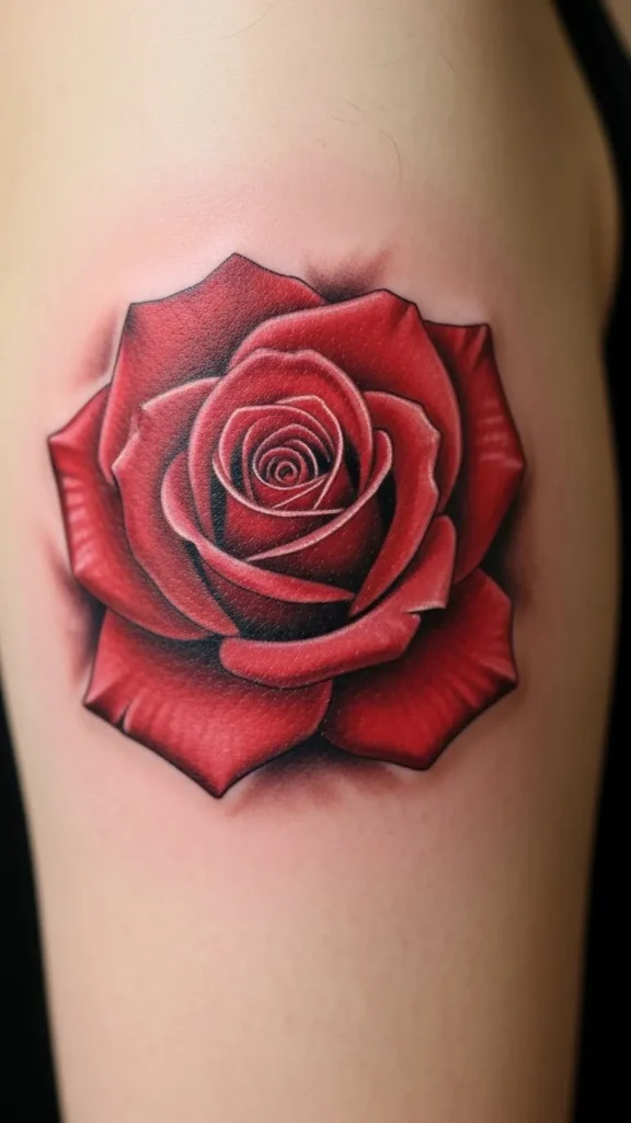  Red Rose With Soft Edges