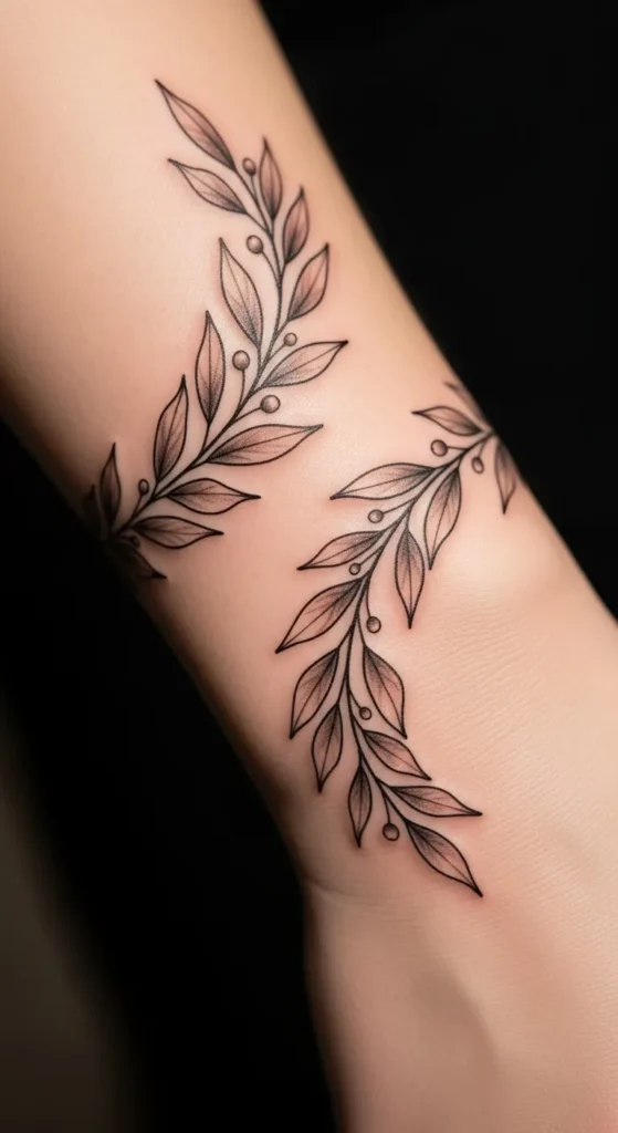 Roman Laurel Wrist Band