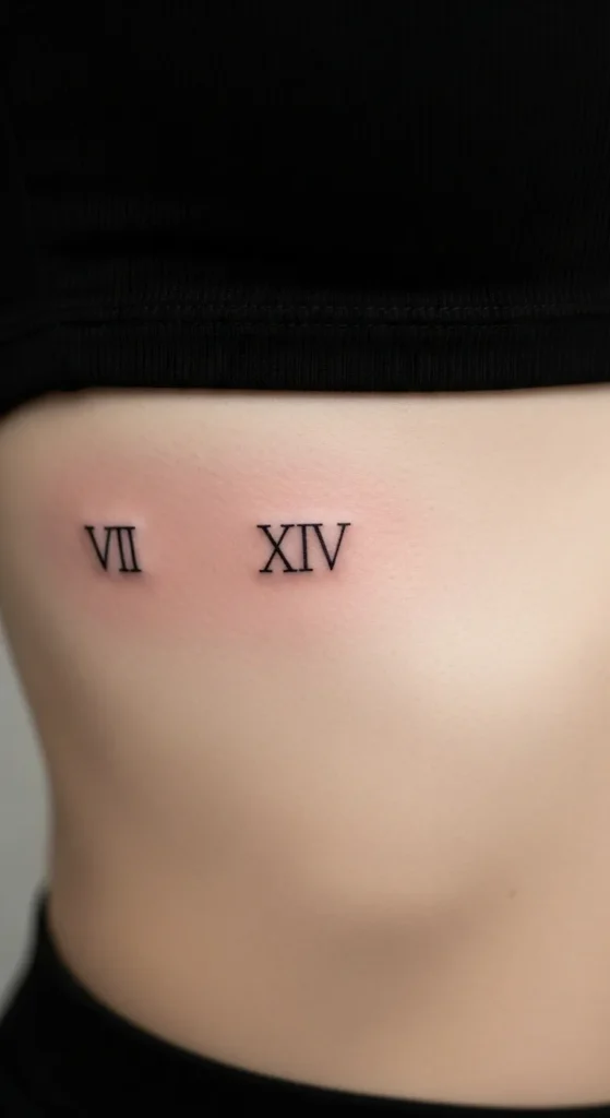 Roman Numerals Strip