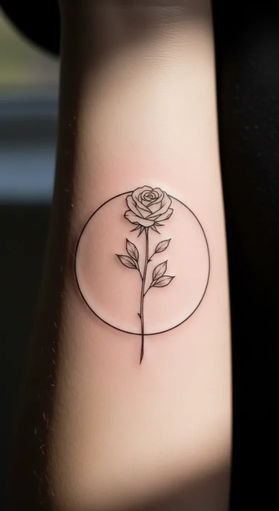 Rose Circle Design