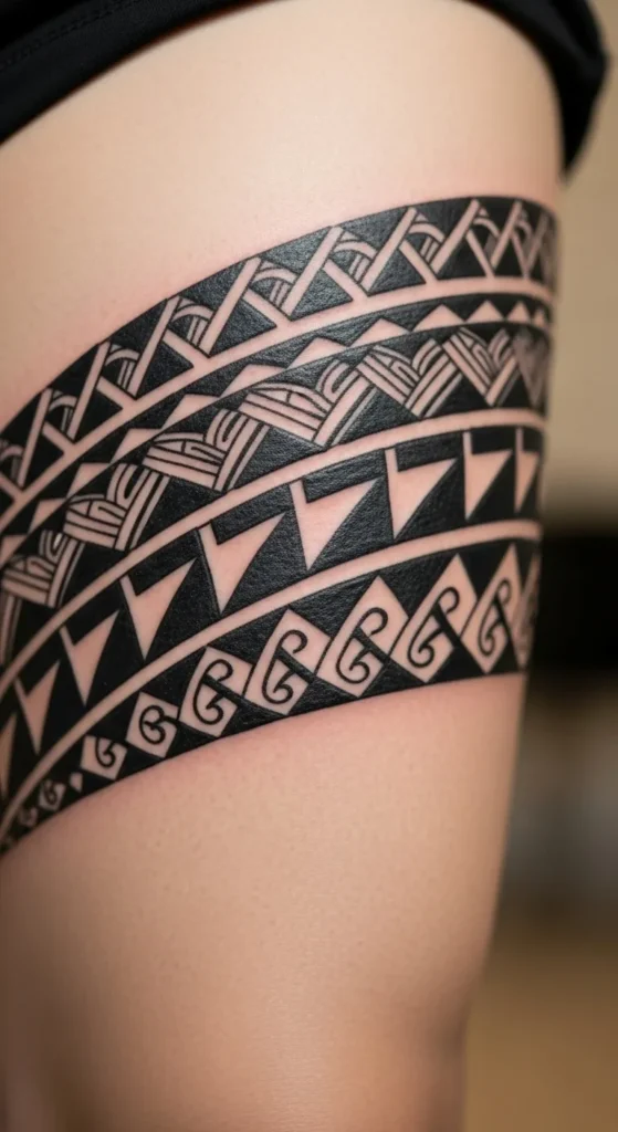 Samoan Pe’a Motif Sections