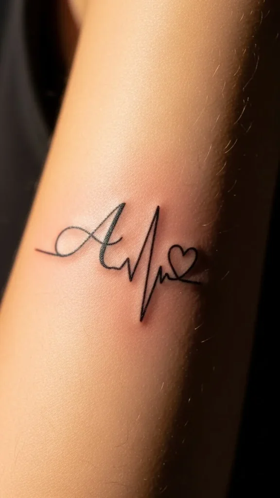 Script Initial with Rounded Beat