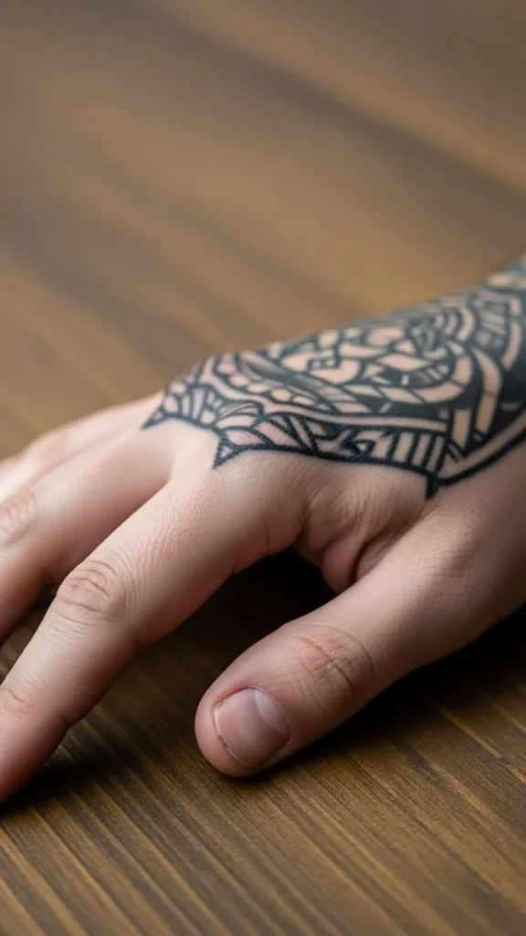 Shamrock Hand Tattoos