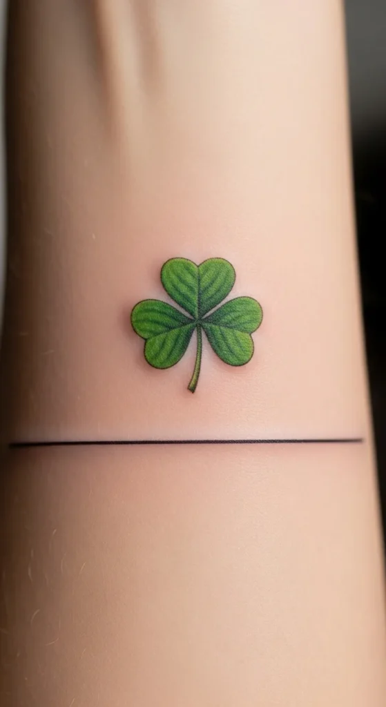 Shamrock and Line Divider