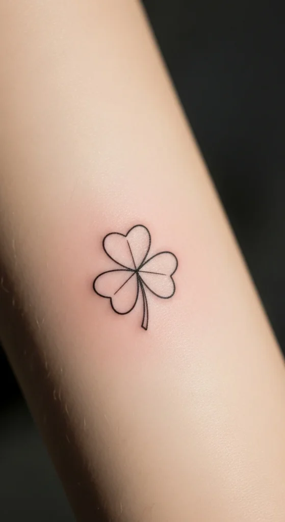 Simple Clover Outline
