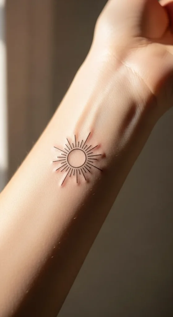 Simple Sun Outline