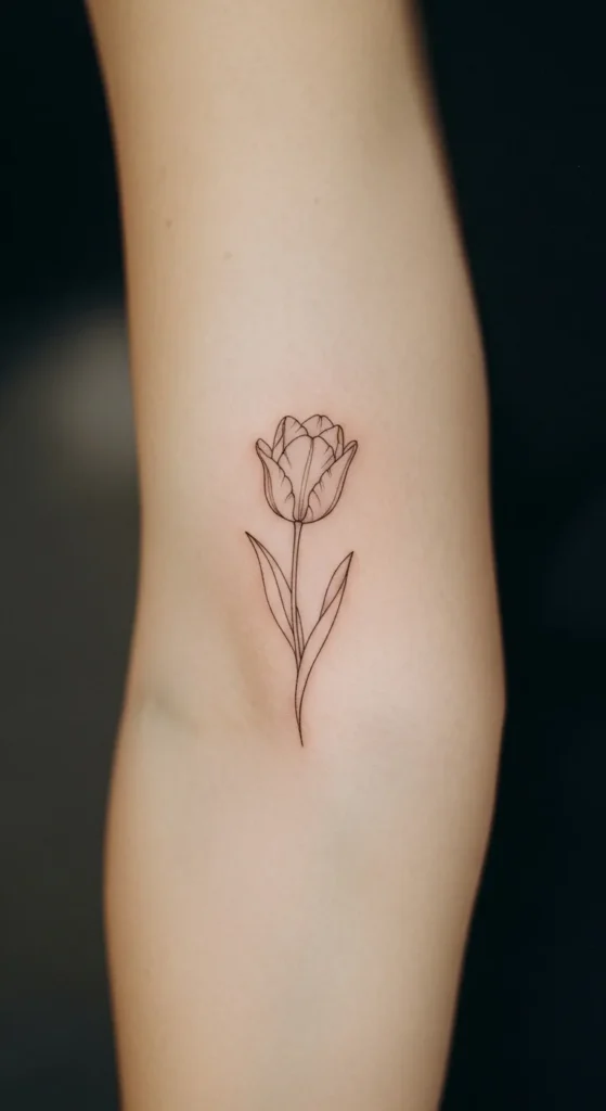 Simple Tulip Linework