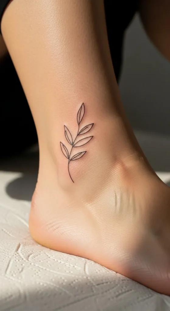 Single-Line Leaf Design