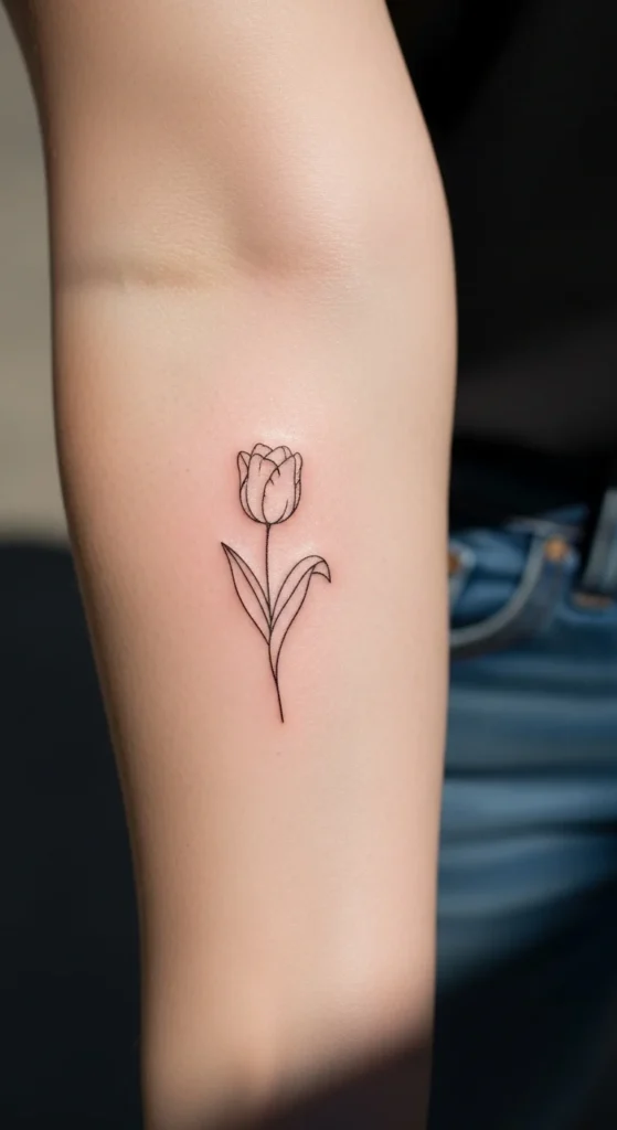 Single-Line Tulip