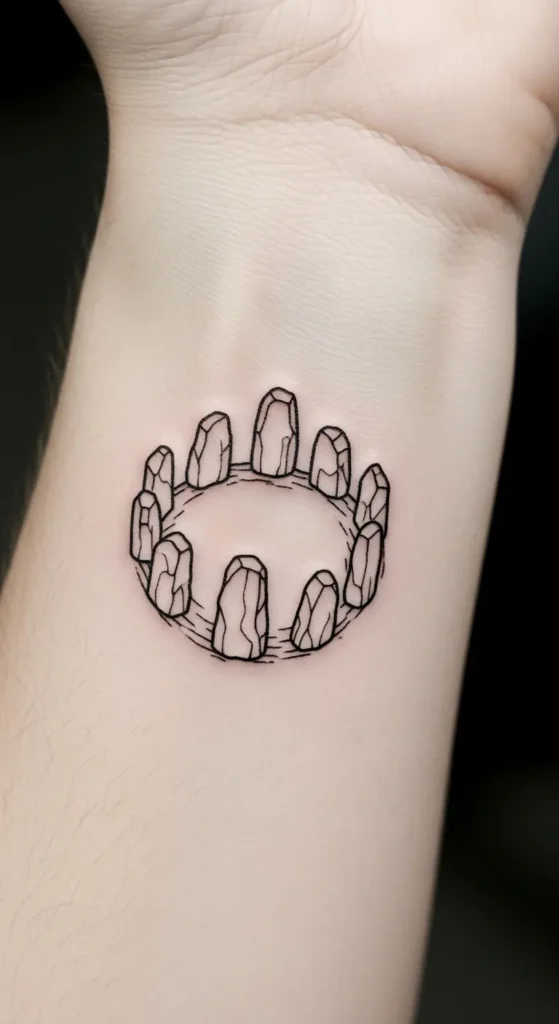 Small Stone Circle Symbol