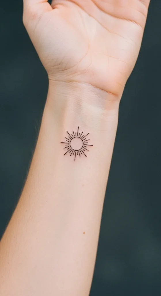 Small Sun Outline