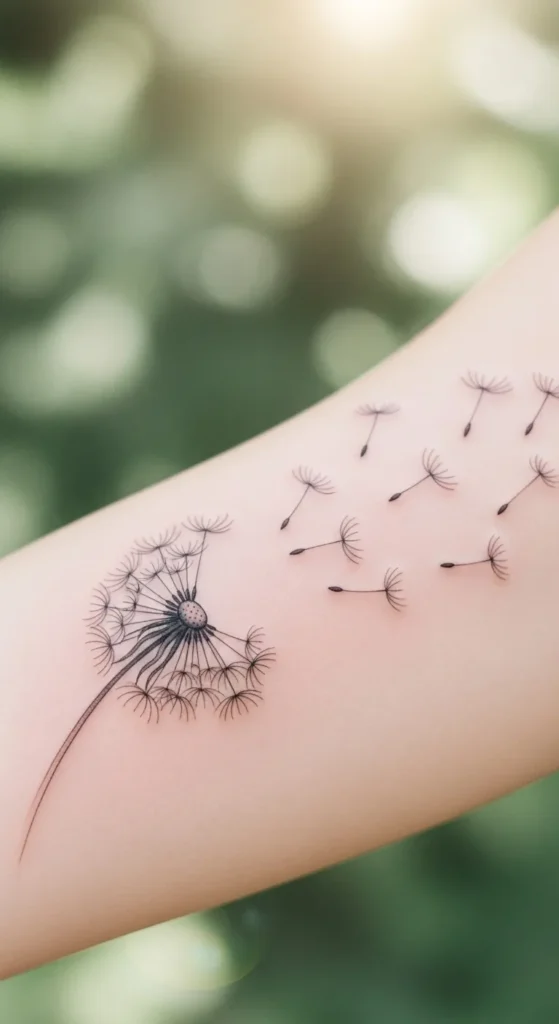 Soft Ink Dandelion