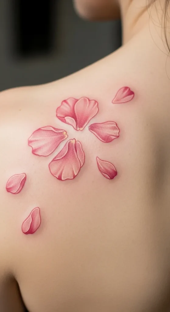 Soft Pink Petal Scatter