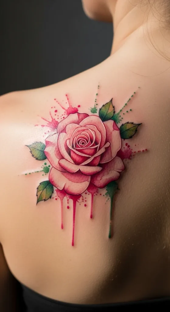 Soft Watercolor Rose