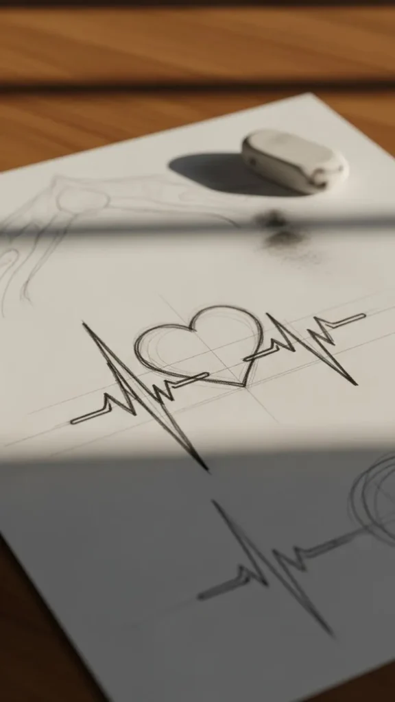 Start With a Light Pencil Sketch