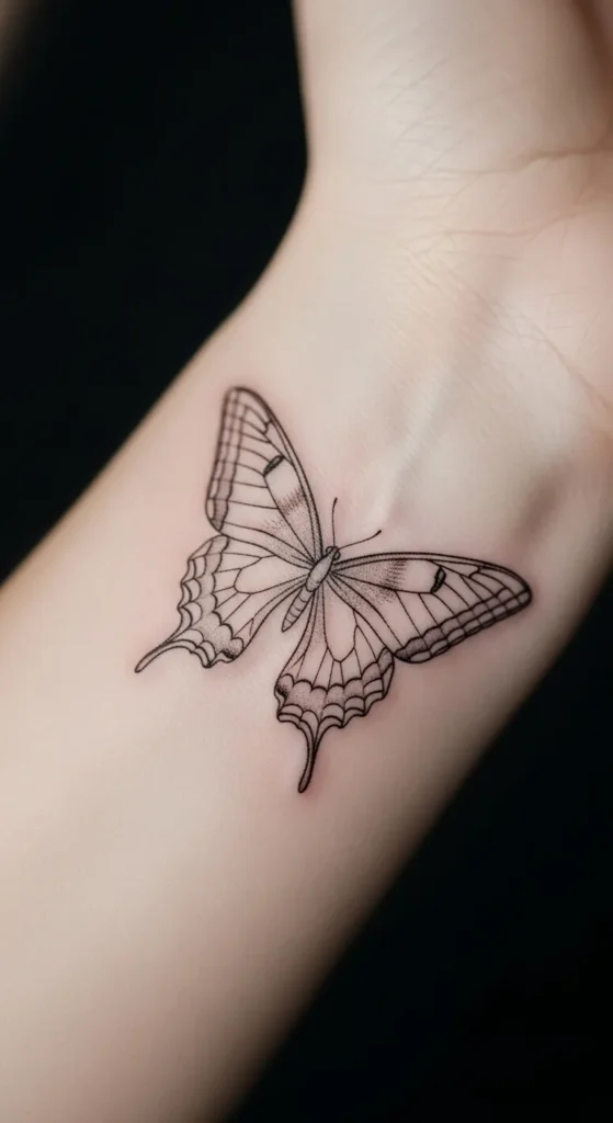 Swallowtail Butterfly Line