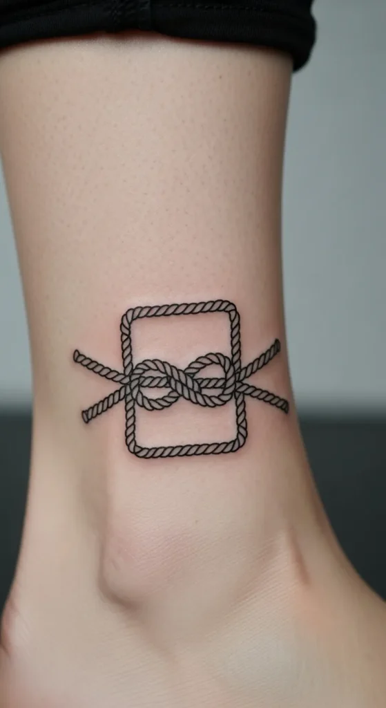 Symbolic Square Knot