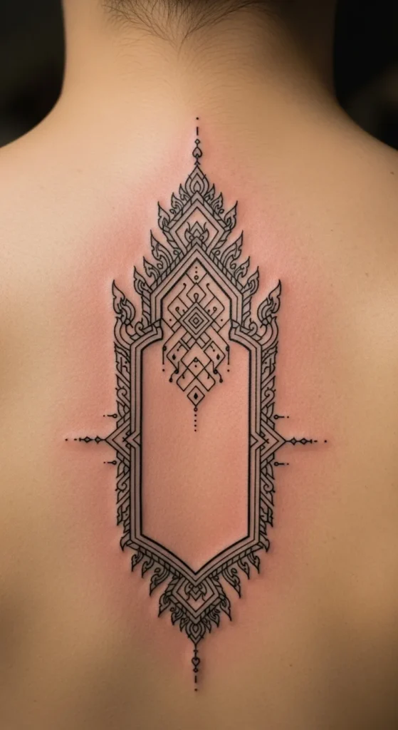 Thai Sak Yant Pattern Frames