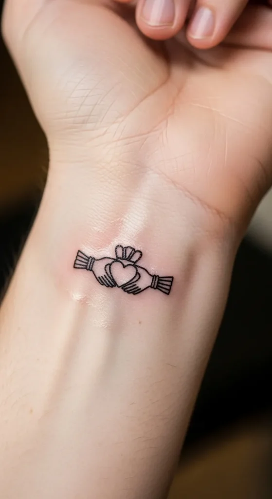 Tiny Claddagh Symbol