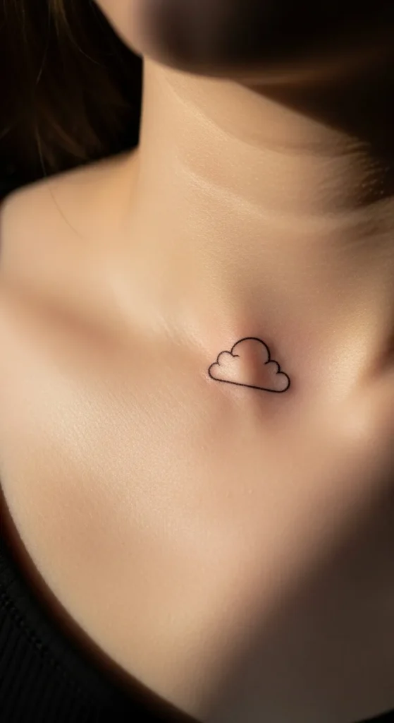 Tiny Cloud Outline