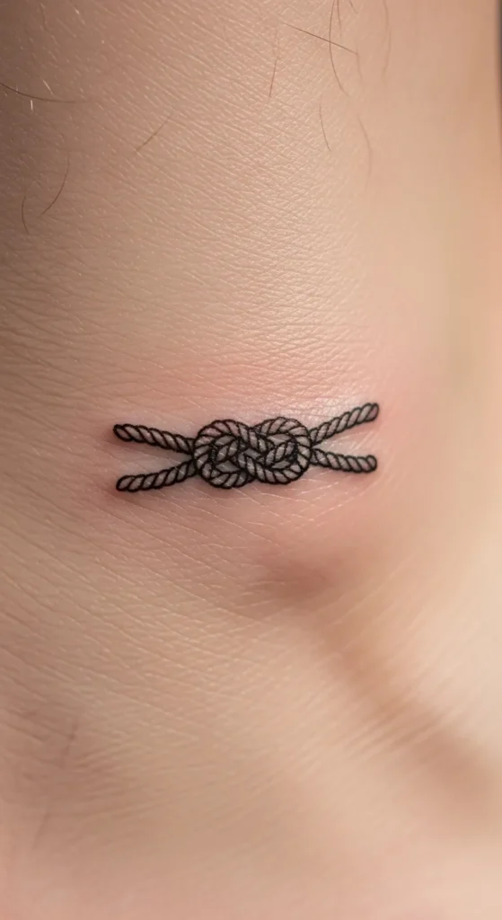 Tiny Rope Knot Detail