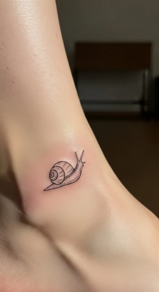 Tiny Snail Illustration