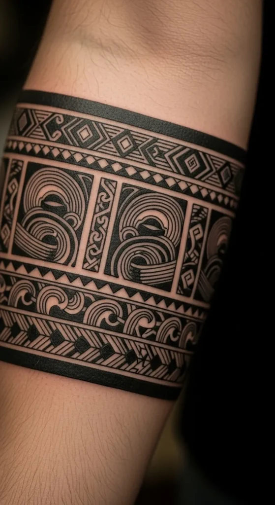 Tribal Polynesian Wrist Band