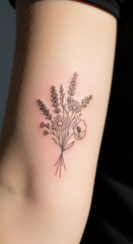 Wildflower Line Bouquet