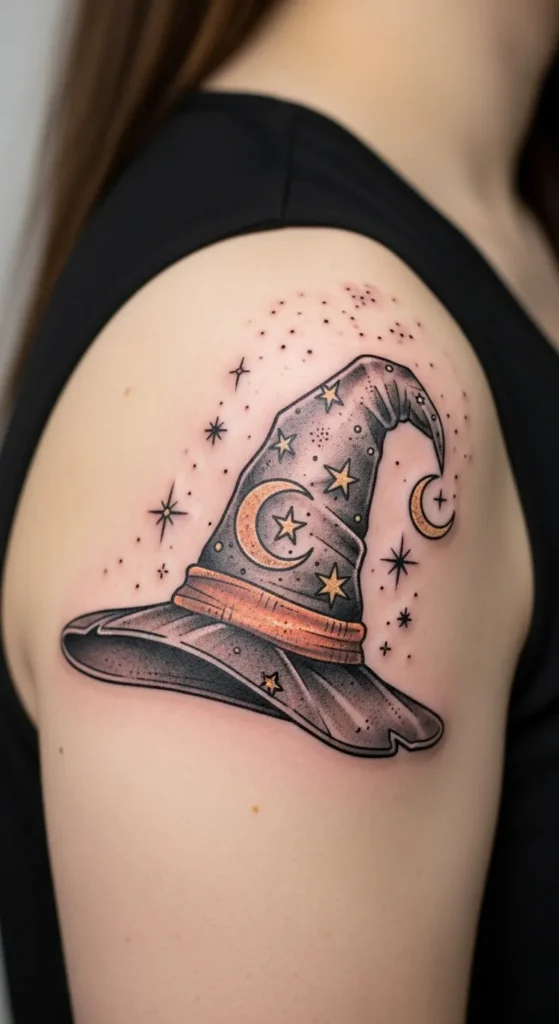 Wizard Hat and Stars