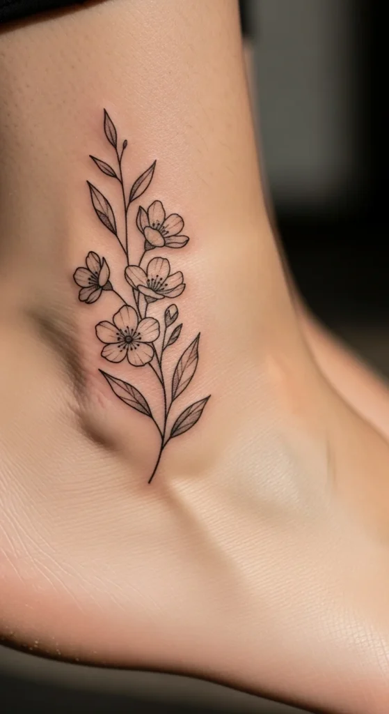 Botanical Ankle Accent