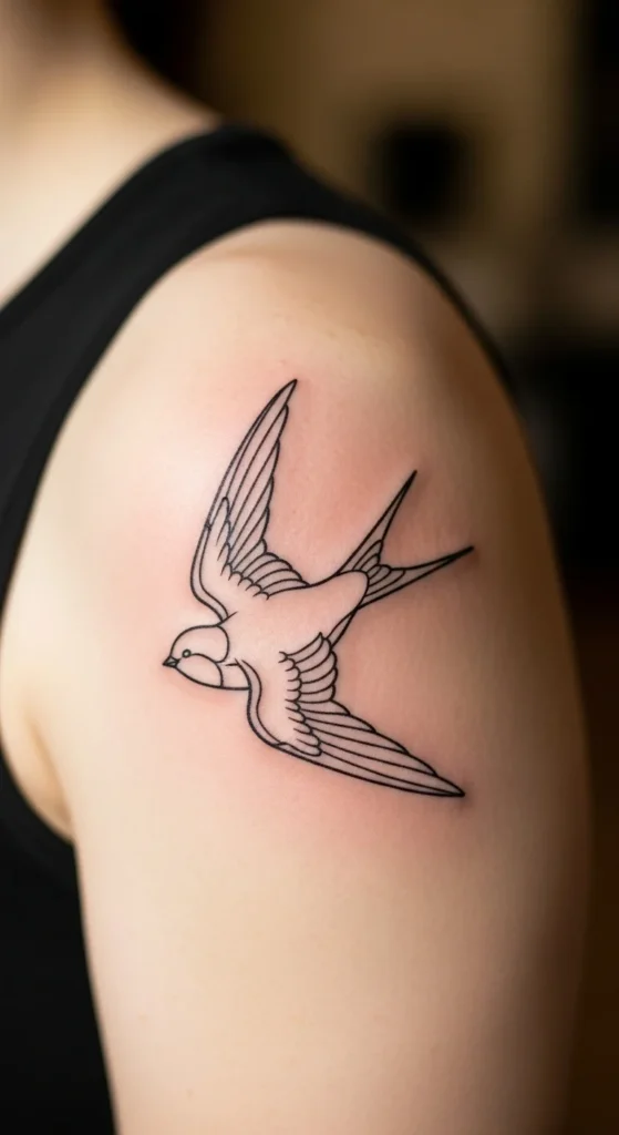 Outline Swallow