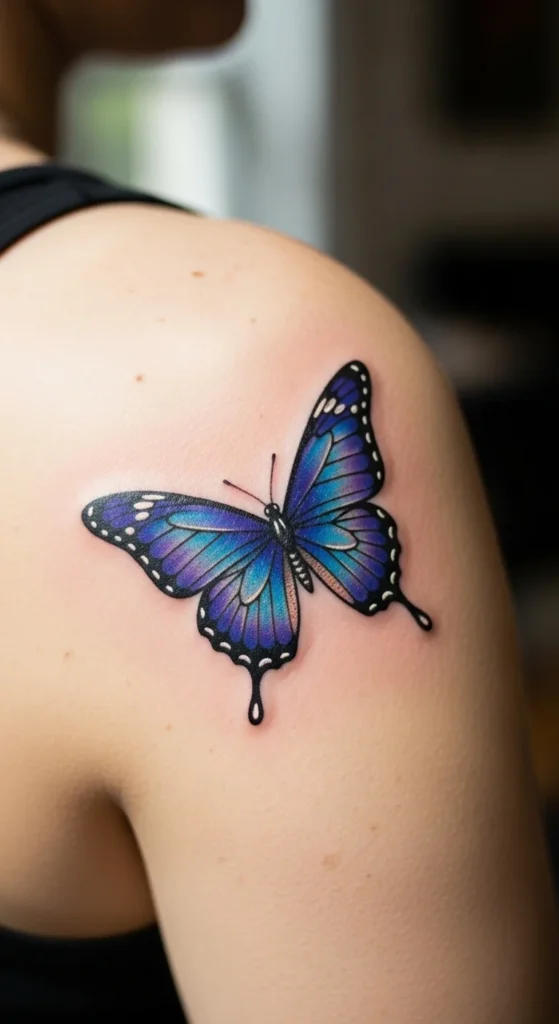 Butterfly on the Back of the Arm