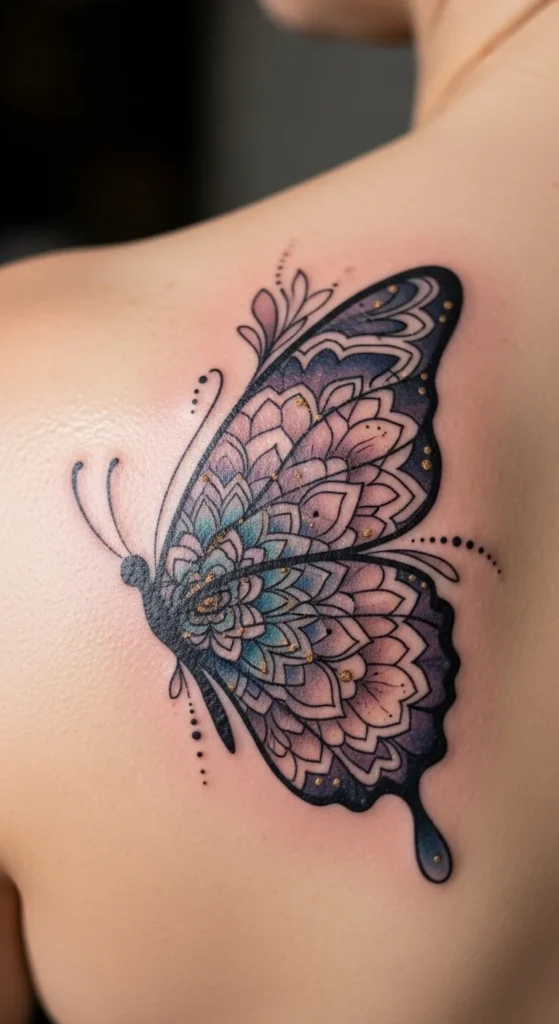 Butterfly Mandala Touch