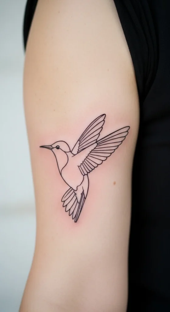 Outline Hummingbird