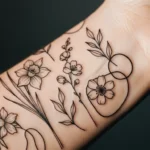 21 Clean Spring Aesthetic Line Tattoos That Look Modern