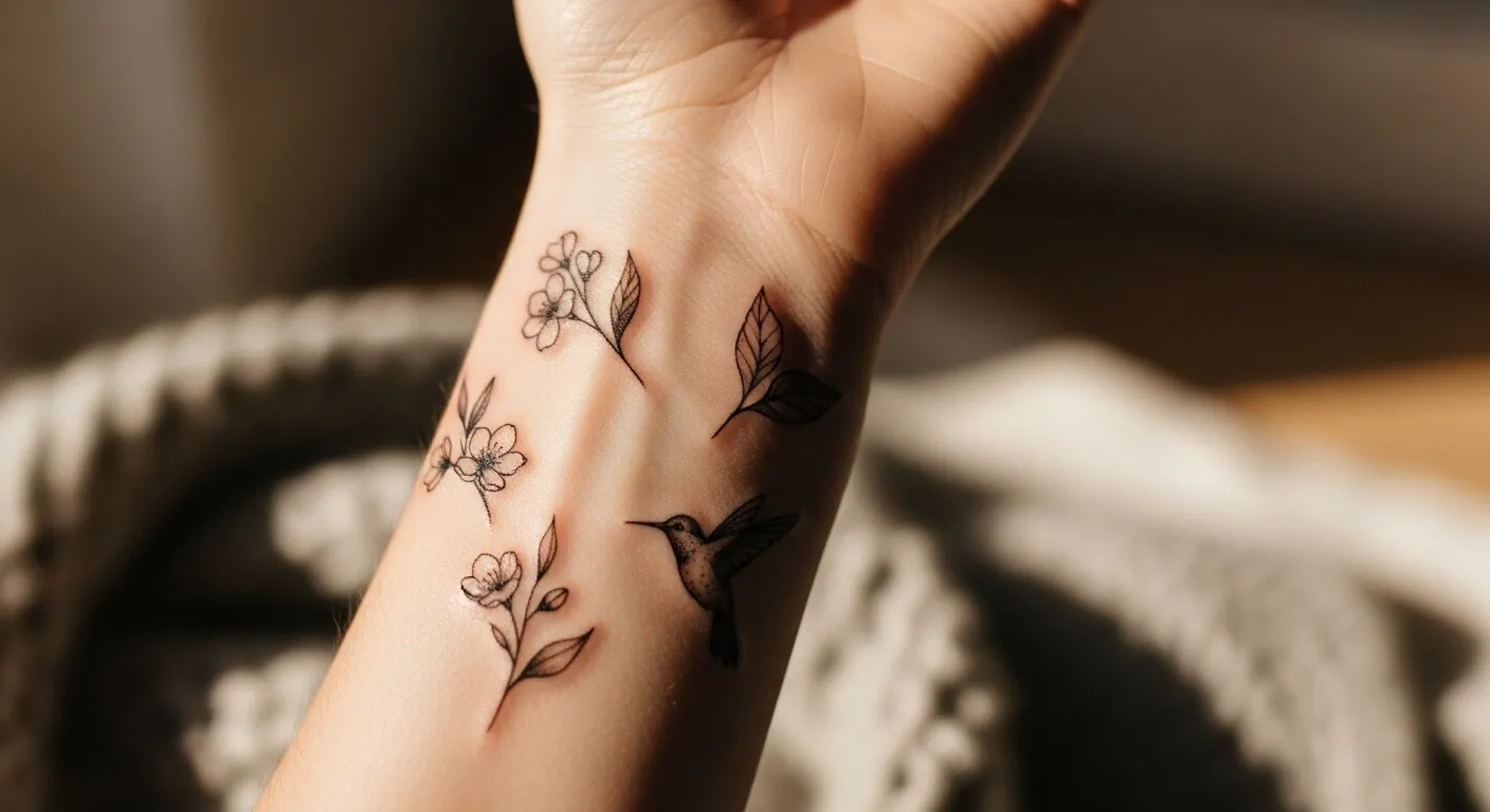 24 Cute Spring Wrist Tattoos That Stay Timeless